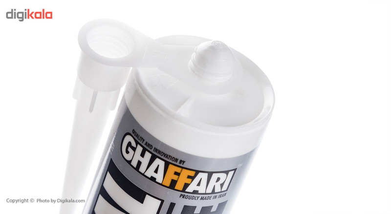 چسب درزگیر سیلیکونی غفاری مدل Super Silicone سفید 310 میلی