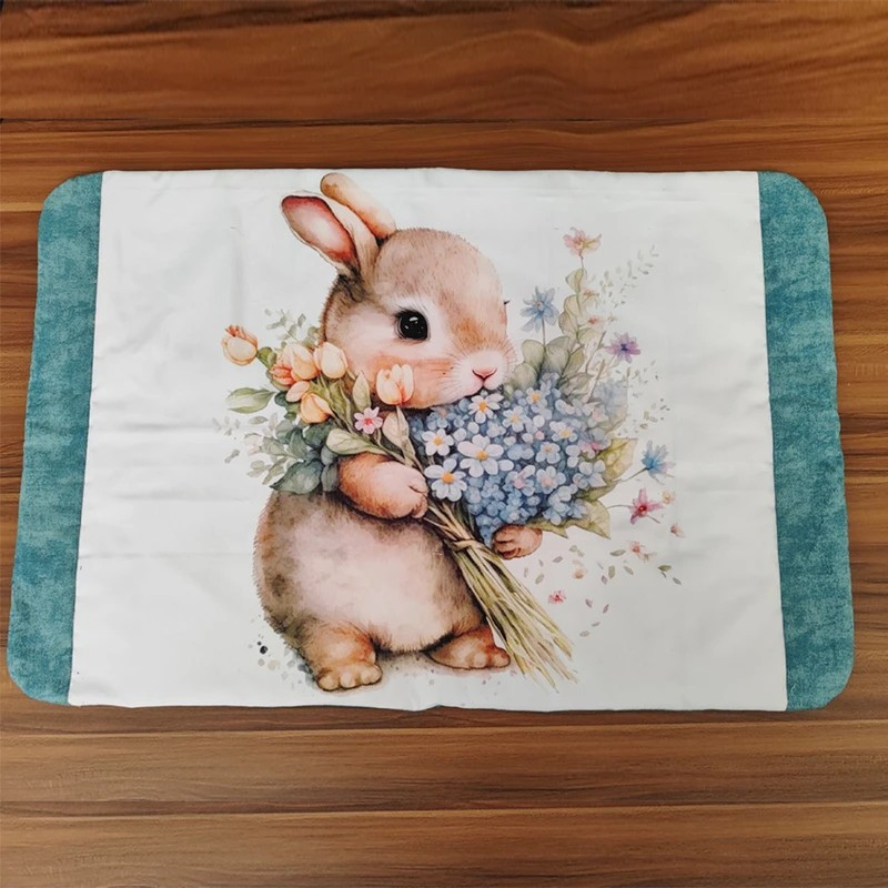 سرویس پارچه ای آشپزخانه 16 پارچه مدل خرگوش