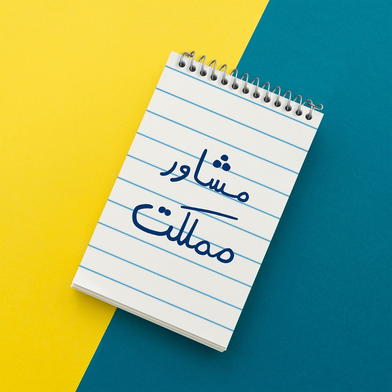 دفتر یادداشت 50 برگ خندالو مدل مشاور مملکت کد 5695