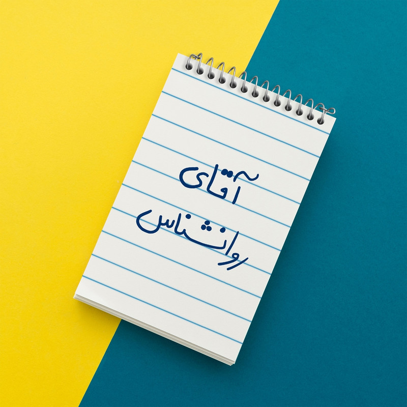 دفتر یادداشت 50 برگ خندالو مدل آقای روانشناس کد 6483