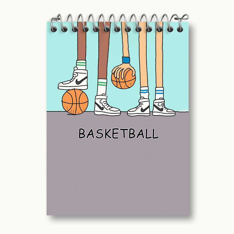 دفتر یادداشت 50 برگ خندالو مدل بسکتبال Basketball کد 26471