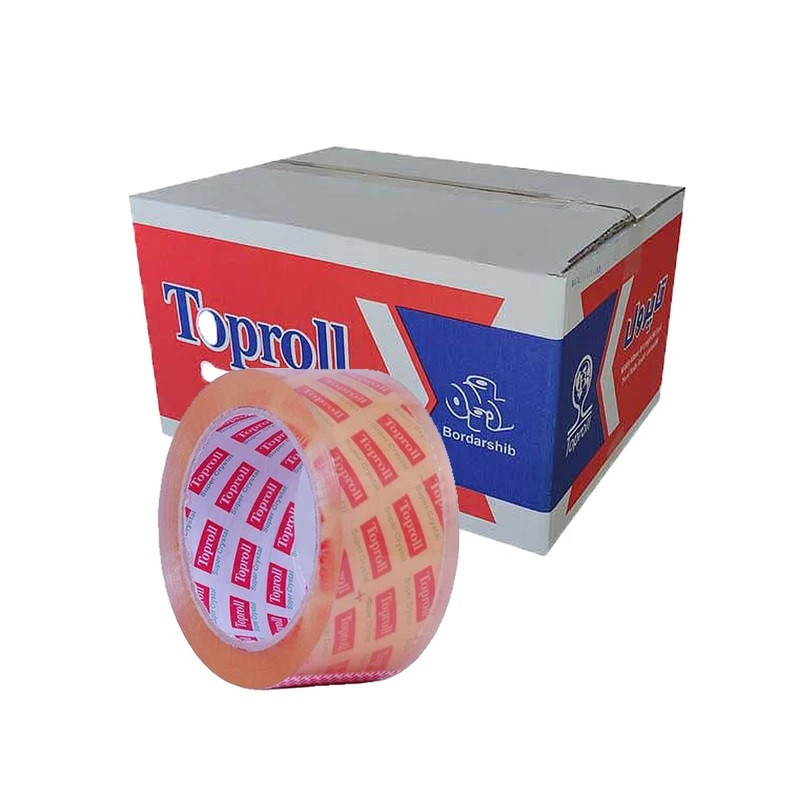 چسب پهن تاپ رول مدل Super Crystal عرض 5 سانتی متر بسته 60 عددی