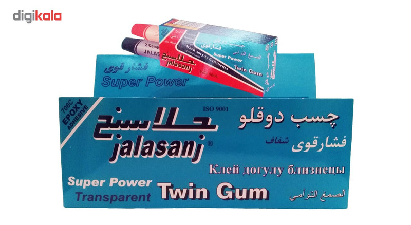 پک کامل چسب دوقلو جلاسنج مدل Super Power بسته 24 عددی