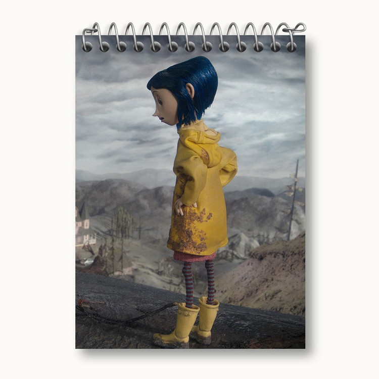 دفتر یادداشت 50 برگ خندالو مدل کورالاین Coraline کد 20766