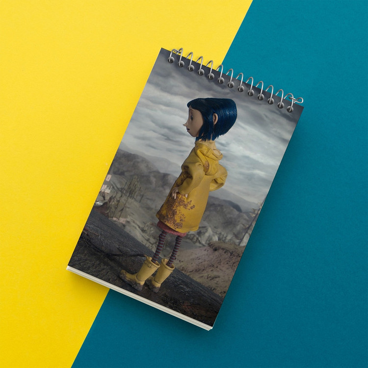 دفتر یادداشت 50 برگ خندالو مدل کورالاین Coraline کد 20766