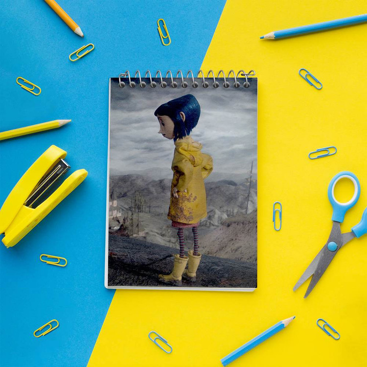 دفتر یادداشت 50 برگ خندالو مدل کورالاین Coraline کد 20766