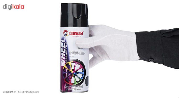 اسپری رنگ رینگ خودرو گتسان مدل G-9026 حجم 450 میلی لیتر