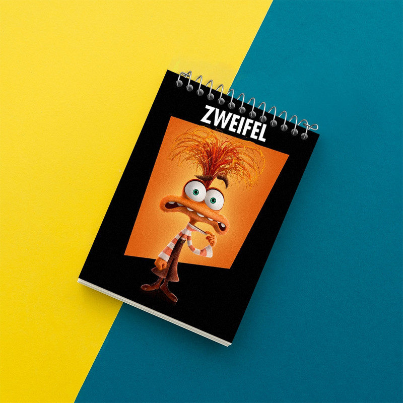 دفتر یادداشت 50 برگ خندالو مدل اینساید اوت (Inside Out) کد 36656