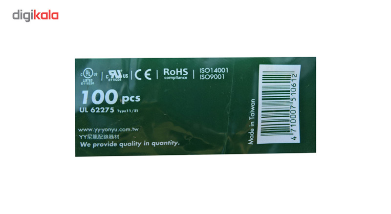 بست کمربندی وای وای تایوان مدل TSL-200-I سایز 3.6×200 میلیمتر