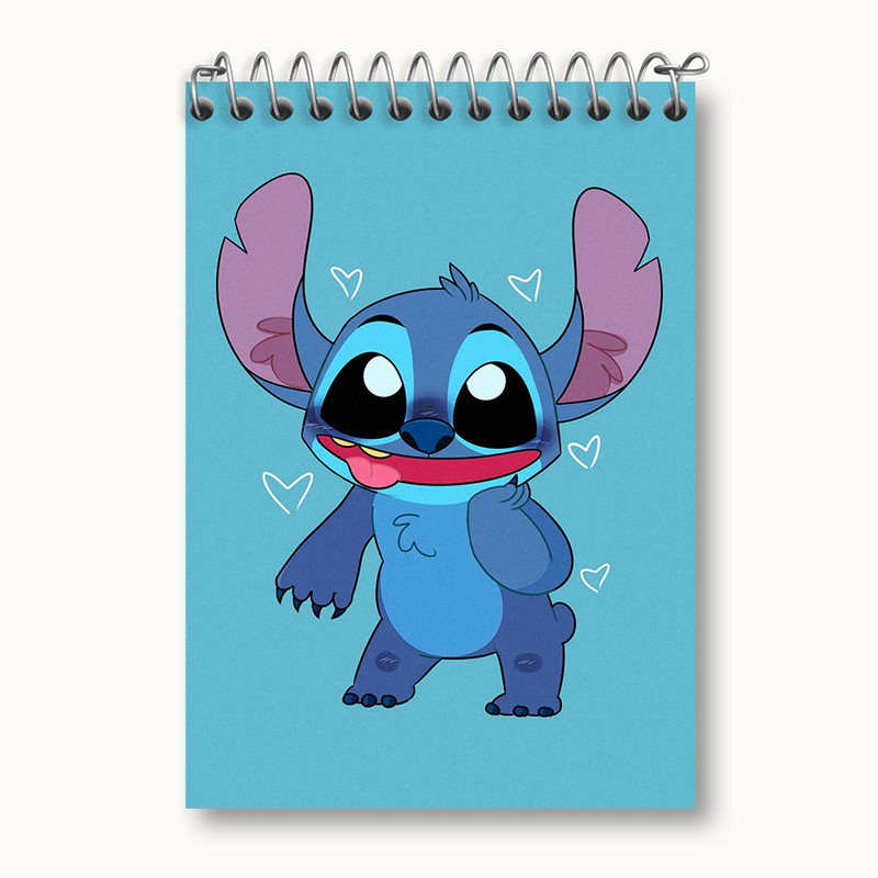 دفتر یادداشت 50 برگ خندالو مدل استیچ (Stitch) کد 37190