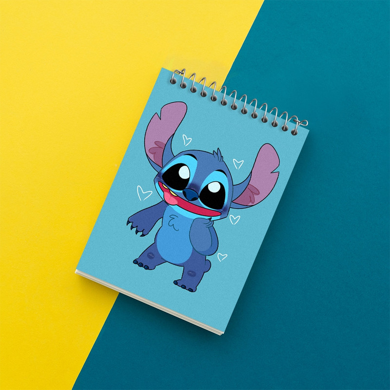 دفتر یادداشت 50 برگ خندالو مدل استیچ (Stitch) کد 37190