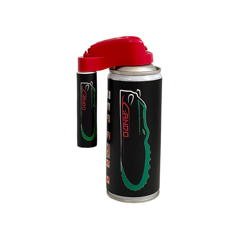 پک اسپری و قلم خشگیر بدنه خودرو گاندو سفید کد رنگ 1S08-ST320P