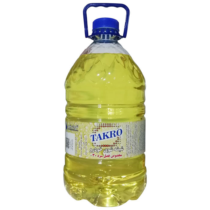 مایع تمیز کننده شیشه خودرو تکرو مدل فصل سرد 30 حجم 4000 میلی لیتر