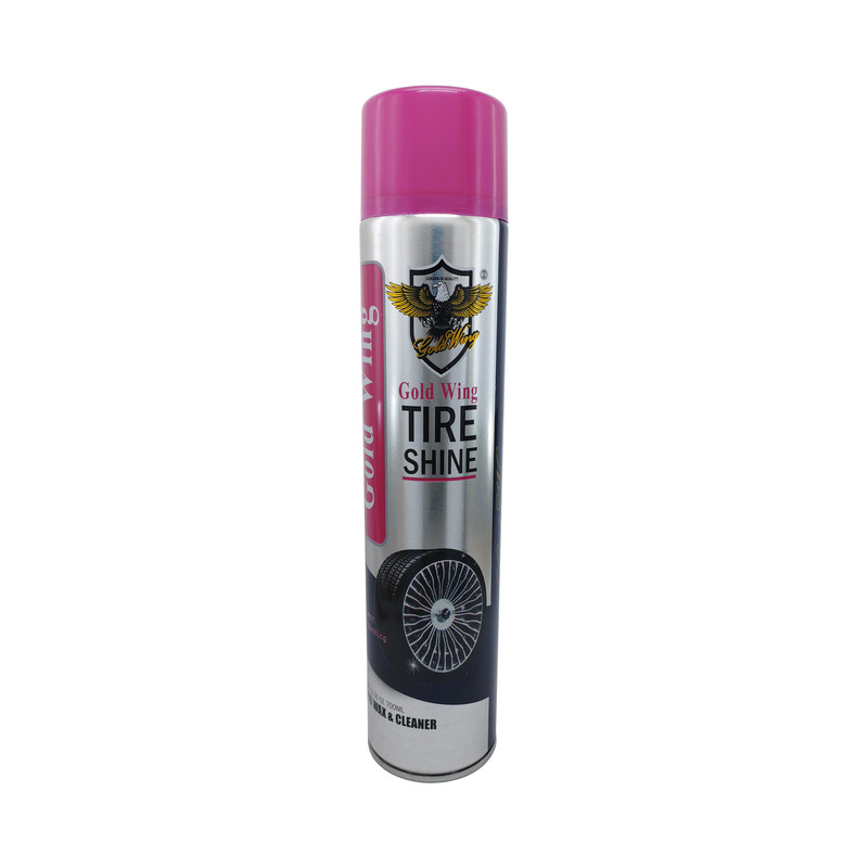 اسپری براق کننده تایر گلدوینگ مدل Tire Shine حجم 700 میلی لیتر