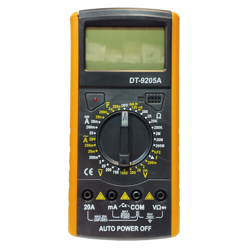 مولتی متر دیجیتال مدل DT-9205A