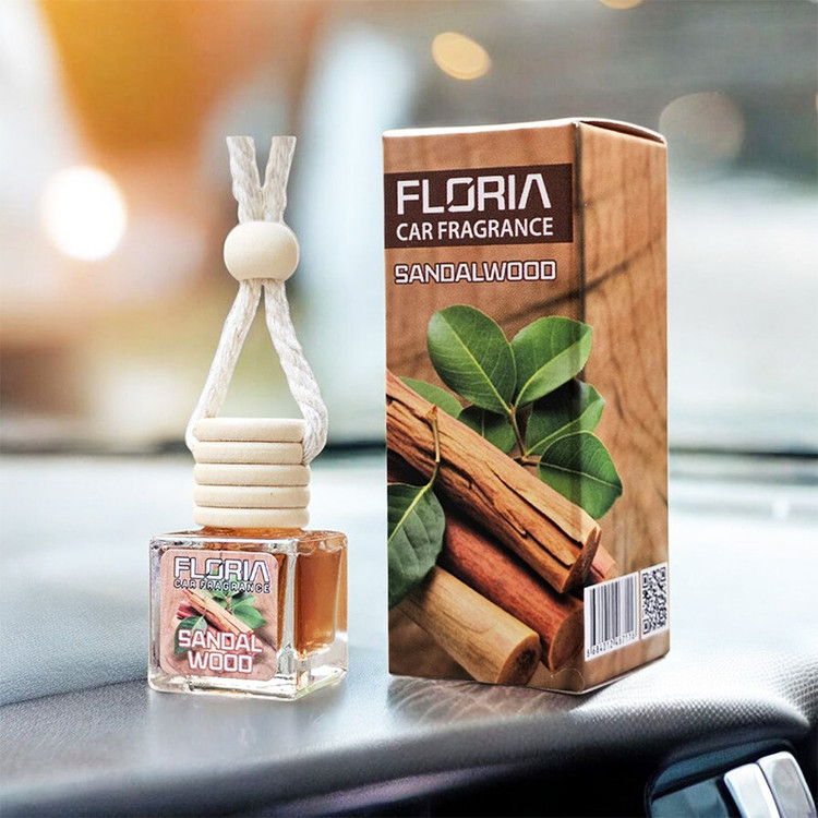 خوشبو کننده خودرو فلوریا مدل C6 با رایحه صندل وود حجم 10 میلی لیتر