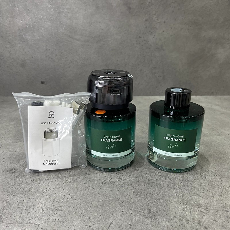 دستگاه تصفیهکننده هوای خودرو گرین لاین مدل CAMBO با رایحه Cologne flavor حجم 320 میلی لیتر