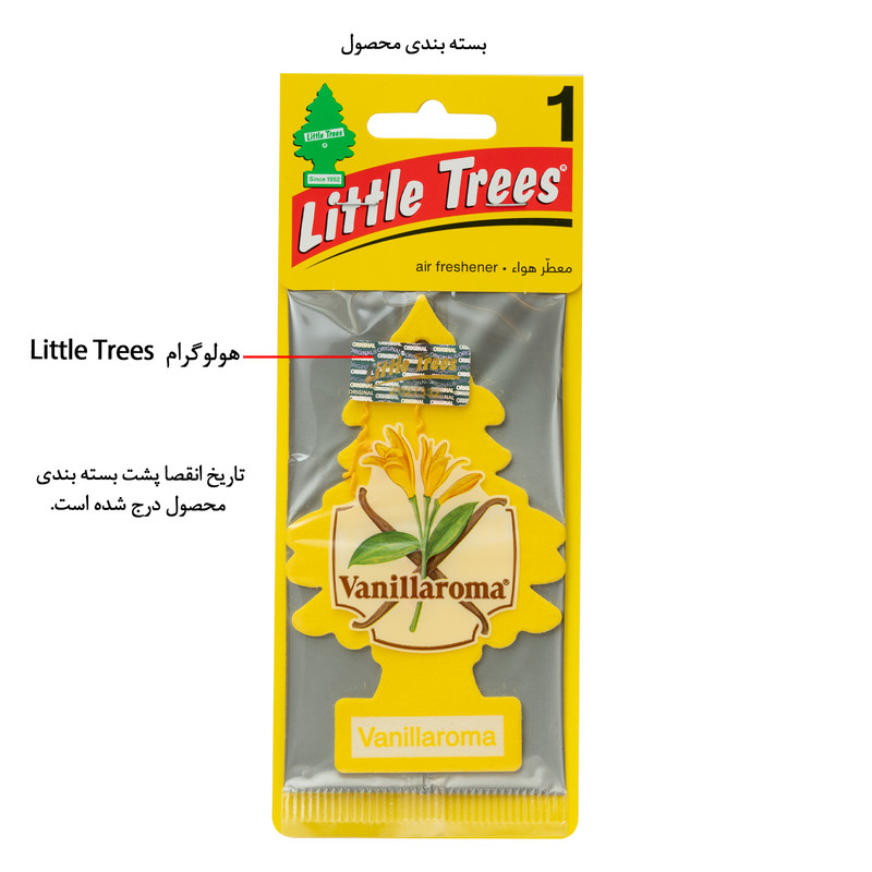 خوشبوکننده خودرو لیتل تریس مدل Trees رایحه Vanillaroma