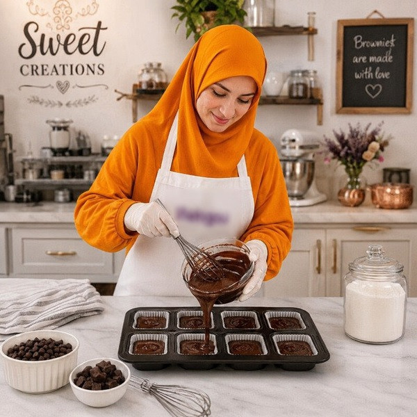 قالب کیک مافین مدل مستطیل 8 خانه کد 202