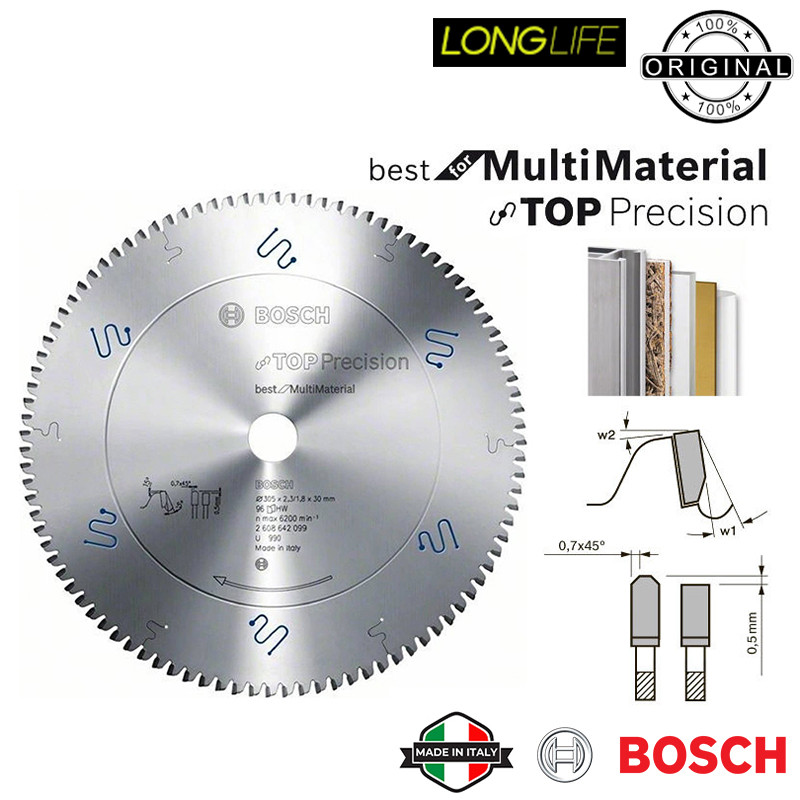 تیغ اره فارسی بر بوش مدل مولتی متریال TOP Precision - 305MM