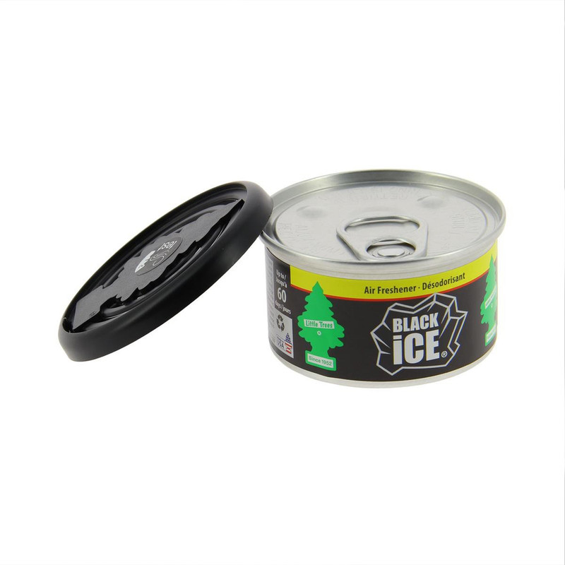 خوشبوکننده خودرو لیتل تریس مدل FIBER CAN مدل BLACK ICE