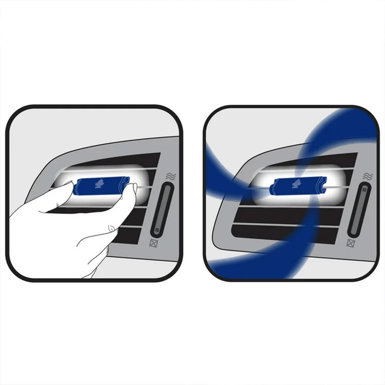 خوشبوکننده خودرو لیتل تریس مدل VENT WARP رایحه Fresh Shave بسته 4 عددی