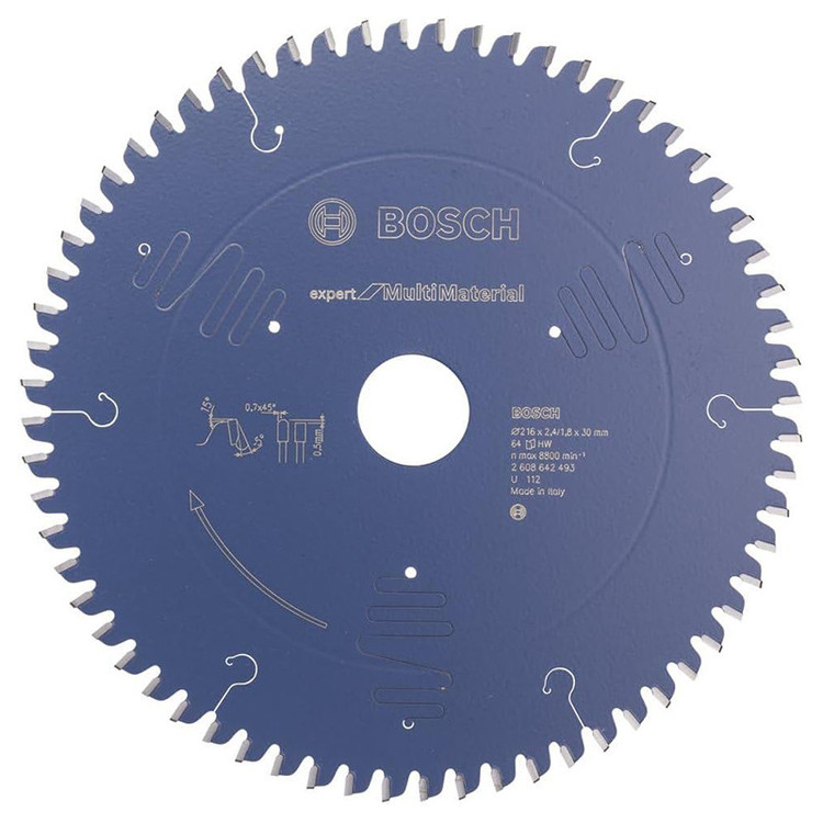 تیغ اره گرد بوش مدل مولتی متریال 216MM کد 2608642493
