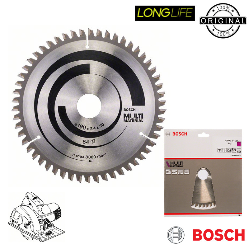 تیغ اره سینی بوش مدل Multimaterial 190 MM