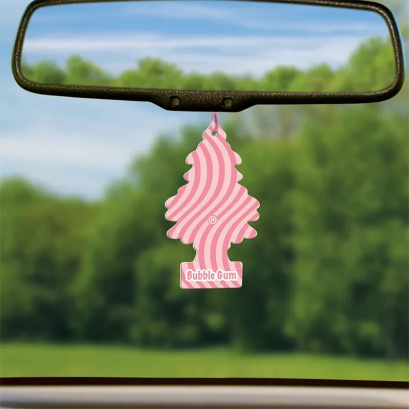 خوشبوکننده خودرو لیتل تریس مدل Trees رایحه Bubble Gum بسته 3 عددی