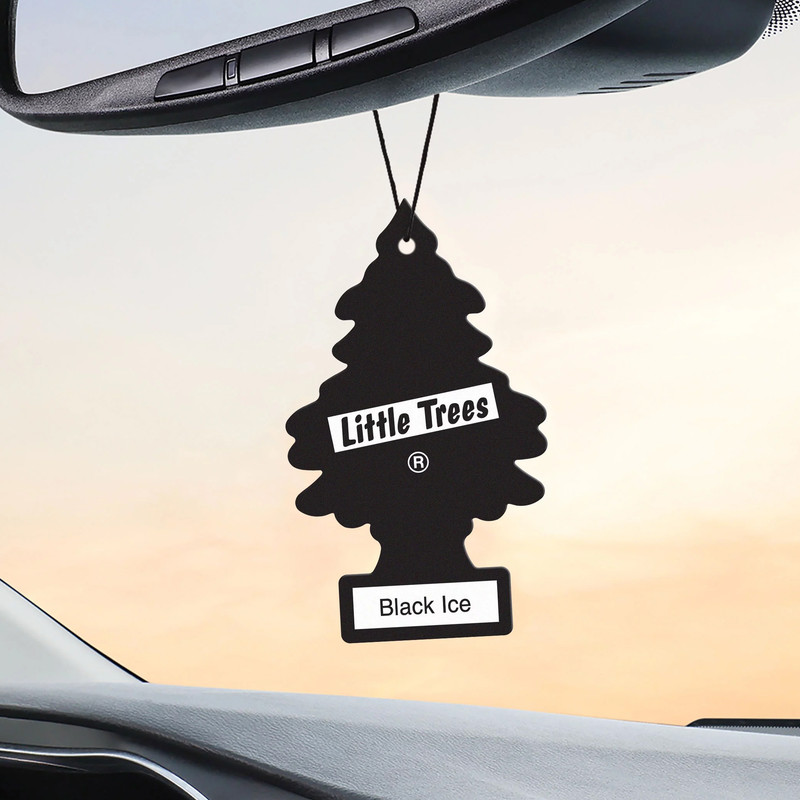 خوشبوکننده خودرو لیتل تریس مدل Trees رایحه BLACK ICE