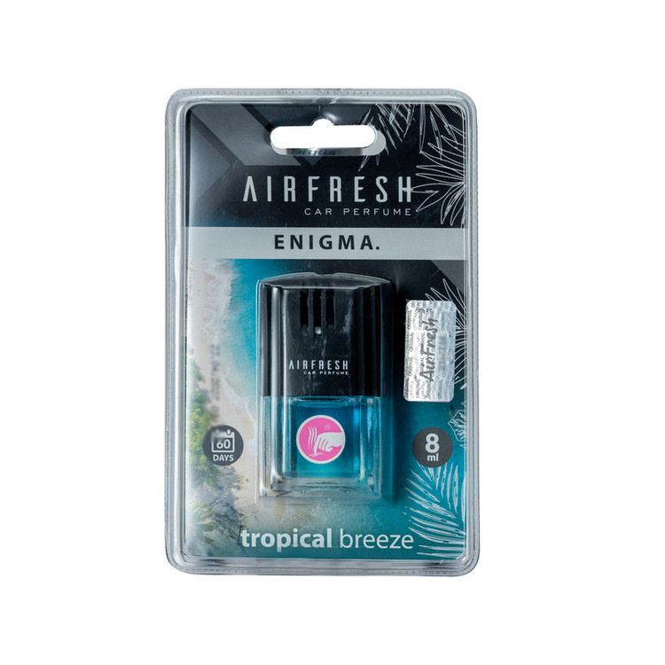 خوشبوکننده خودرو ایرفرش مدل ENIGMA رایحه Tropical Breeze حجم 8 میلی لیتر