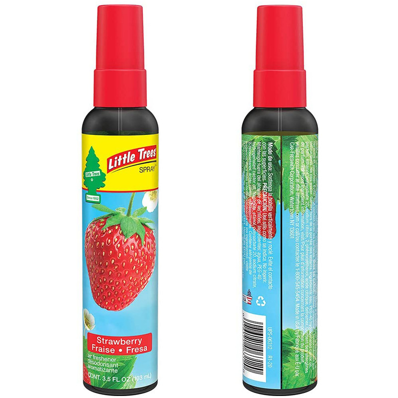 اسپری خوشبوکننده خودرو لیتل تریس مدل Strawberry وزن 110 گرم