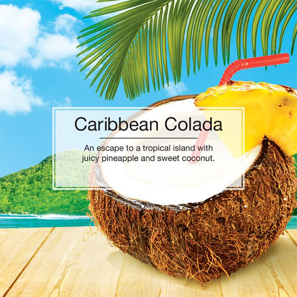 خوشبوکننده خودرو لیتل تریس مدل VENTLIQUID کد Caribbean Colada