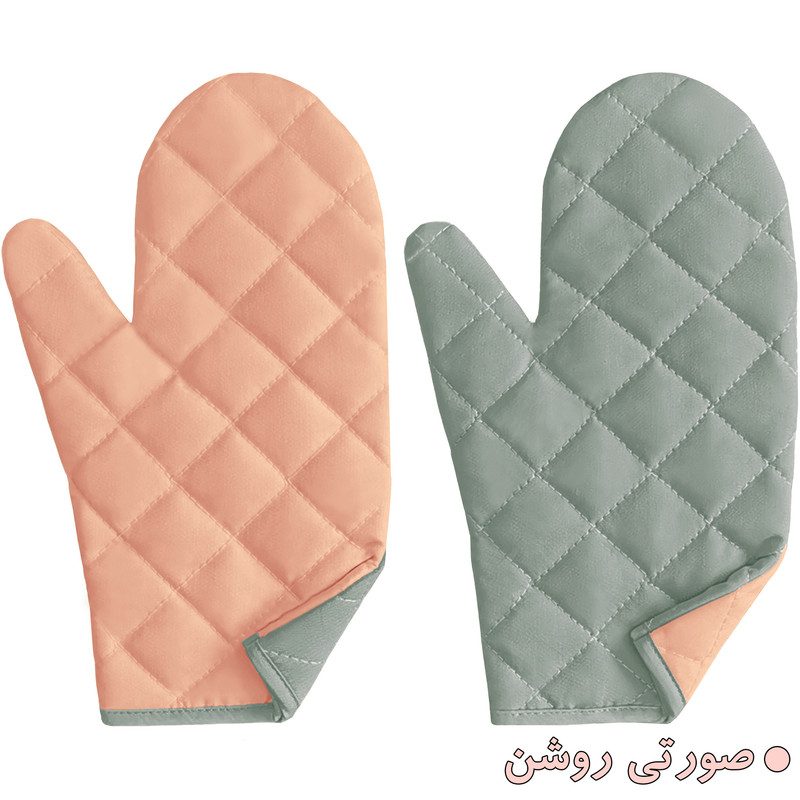 دستکش فر راولا کد N109 مجموعه 2 عددی