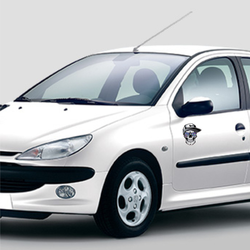 برچسب بدنه خودرو طرح اسکلت کد z27