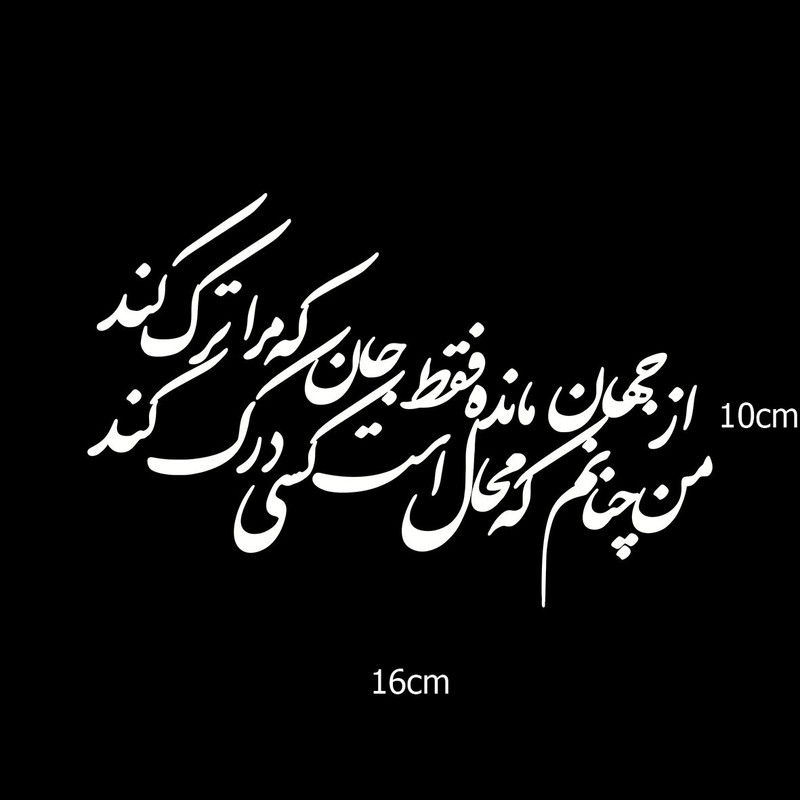 برچسب بدنه خودرو کد B100