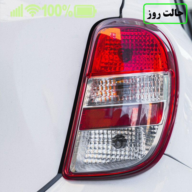 برچسب بدنه خودرو مدل شب تاب طرح نوتیفیکیشن کد CK