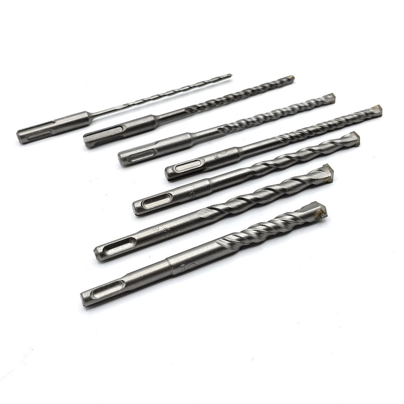 مته الماسه چهار شیار گوانژو کد 16-CM سایز 4-6-7-8-10-12-14 مجموعه 7 عددی