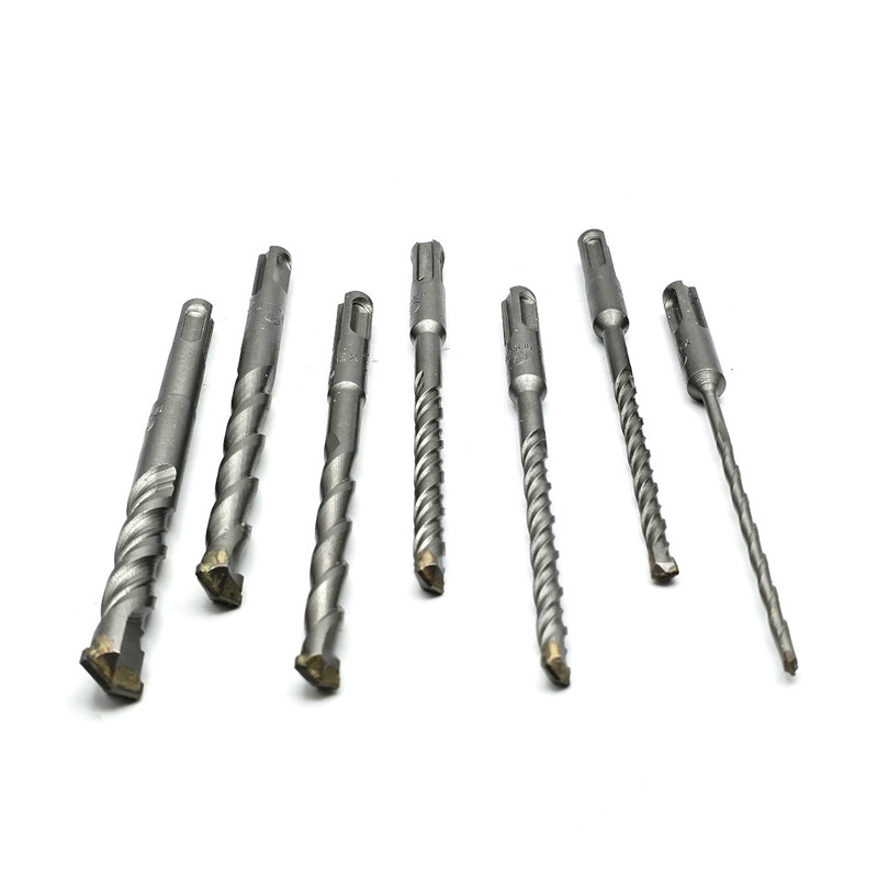 مته الماسه چهار شیار گوانژو کد 16-CM سایز 4-6-7-8-10-12-14 مجموعه 7 عددی
