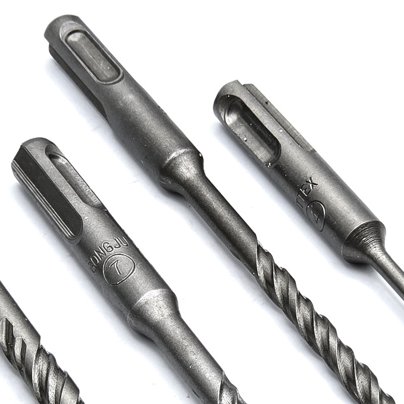 مته الماسه چهار شیار گوانژو کد 16-CM سایز 4-6-7-8-10-12-14 مجموعه 7 عددی