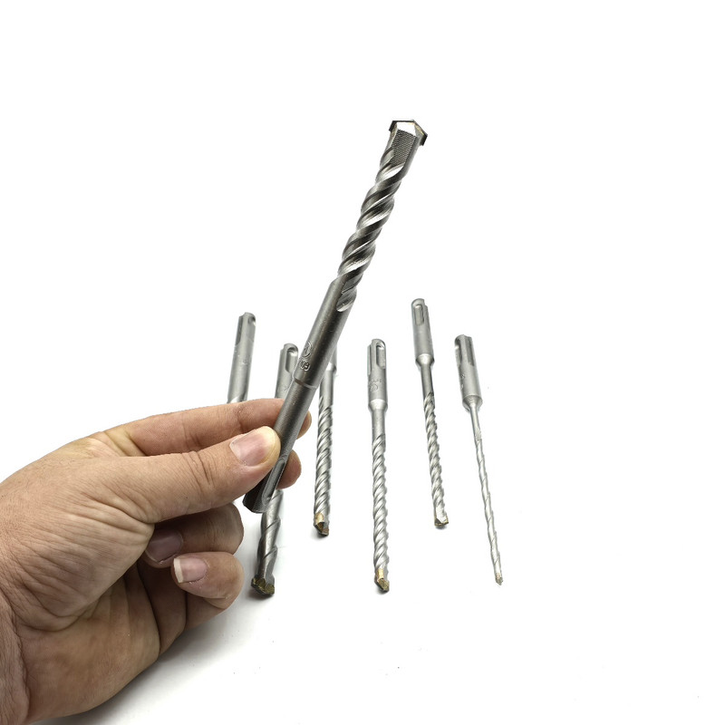 مته الماسه چهار شیار گوانژو کد 16-CM سایز 4-6-7-8-10-12-14 مجموعه 7 عددی