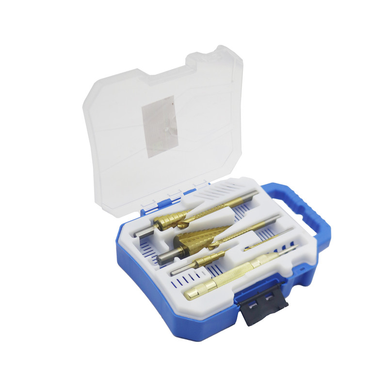 مته کاجی و مته برش و سنبه کوهلر مدل YP-07 مجموعه 7 عددی