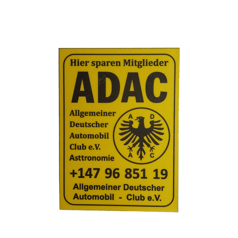برچسب خودرو مدل لچکی اسپرت کد ADAC - 03 بسته دو عددی