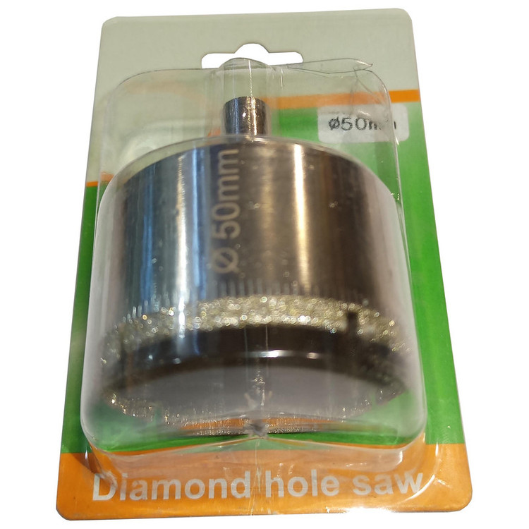 مته گردبر شیشه و سرامیک مدل DIAMOND سایز 50 میلی متر