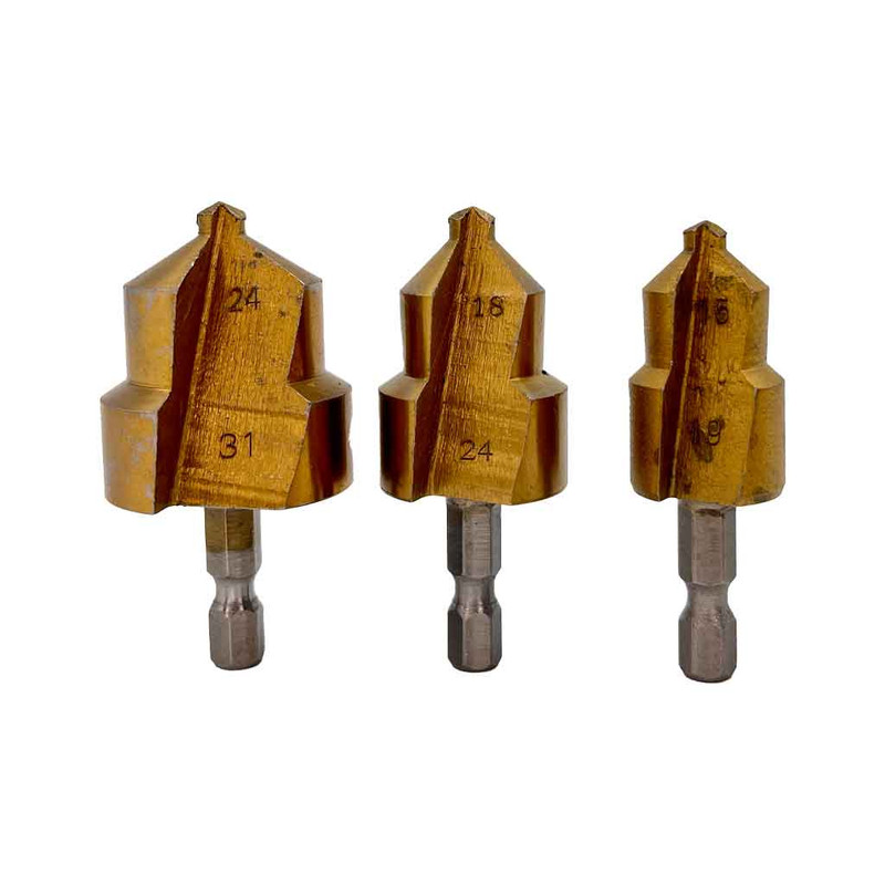 مته تخلیه لوله مدل jt-3 مجموعه 3 عددی