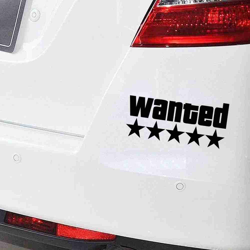 برچسب بدنه خودرو طرح تحت تعقیب WANTED کد MT-B457