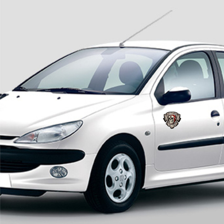 برچسب بدنه خودرو طرح اسکلت کد z26