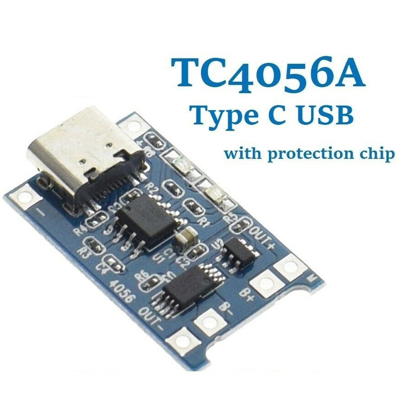 ماژول شارژ باتری لیتیومی مدل TP-4056TYPEC