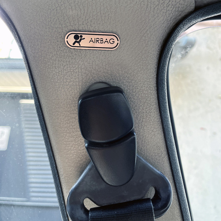 آرم خودرو مدل ایربگ کد AIR02 بسته دو عددی
