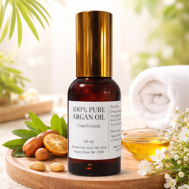 روغن آرگان درخشانکننده مو مدل 60 مناسب برای انواع مو حجم 60 میلیلیتر